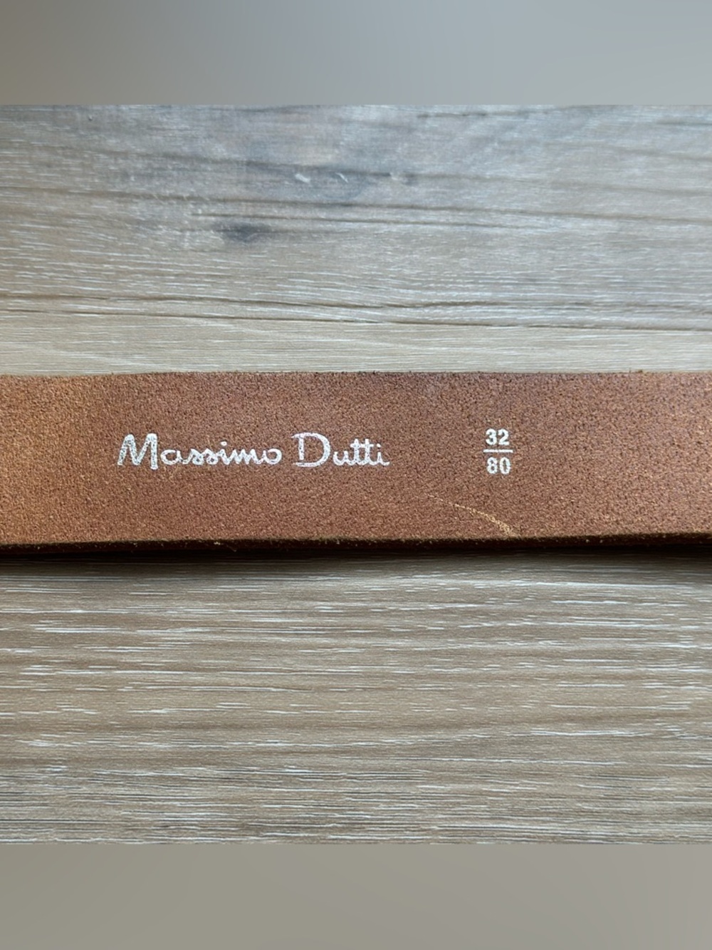 Massimo Dutti Brown Leather Belt with Silver Buckle - Picture 8 of 9